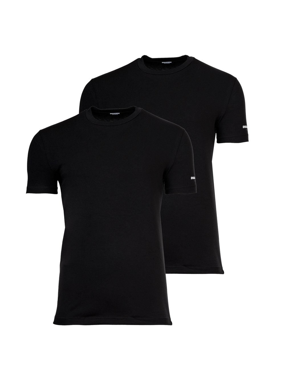 Dsquared T-Shirt 2er Pack Herren Baumwolle schwarz, L