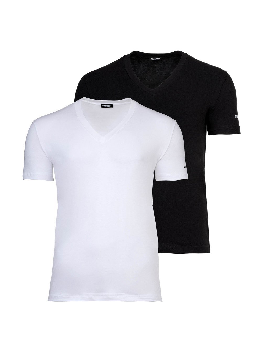 Dsquared T-Shirt 2er Pack Herren Baumwolle mehrfarbig, L