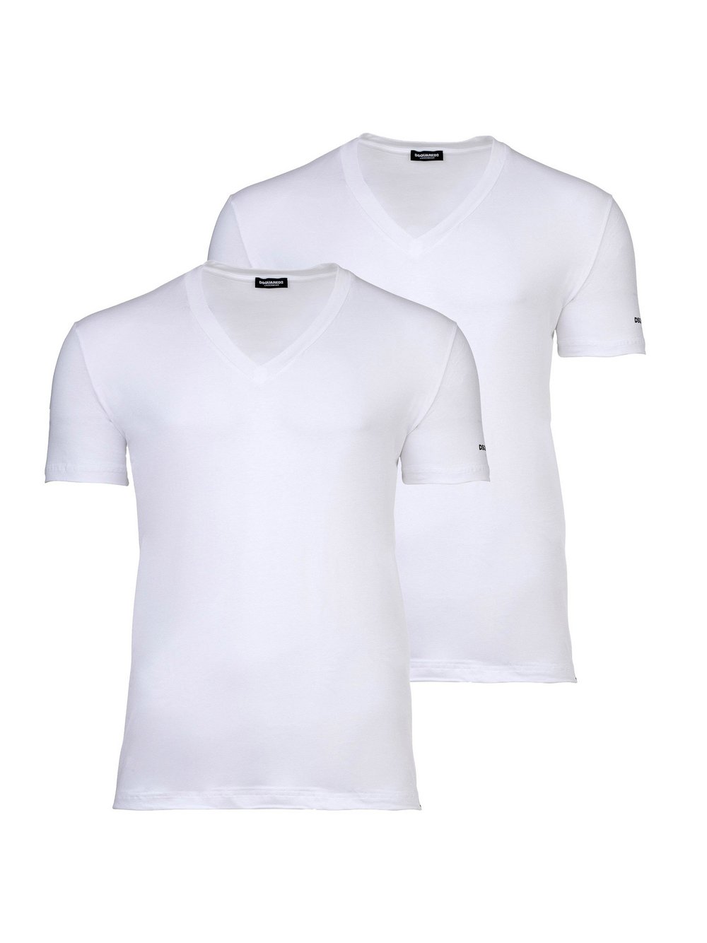 Dsquared T-Shirt 2er Pack Herren Baumwolle weiß, L