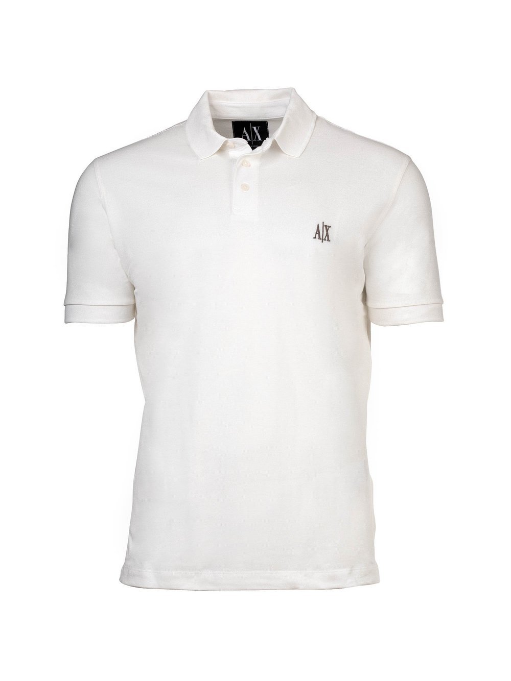 Thumbnail - Armani Exchange Poloshirt Herren Baumwolle weiß, M