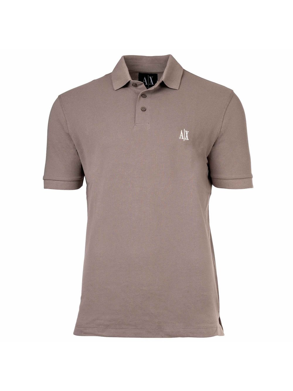 Thumbnail - Armani Exchange Poloshirt Herren Baumwolle beige, S