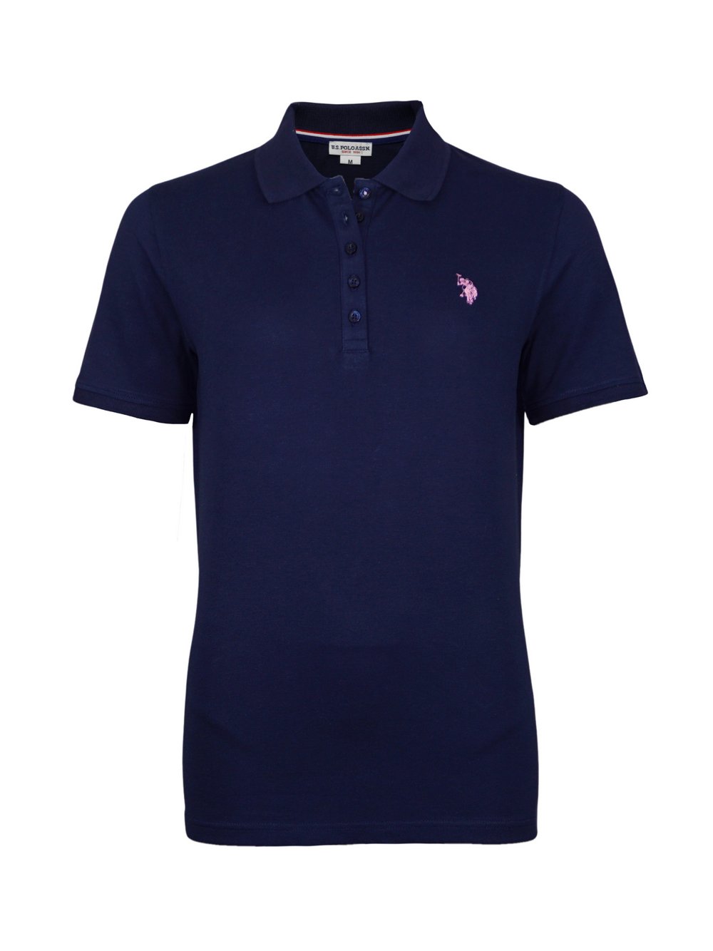 U.S. Polo Assn. Poloshirt Damen Baumwolle blau, M