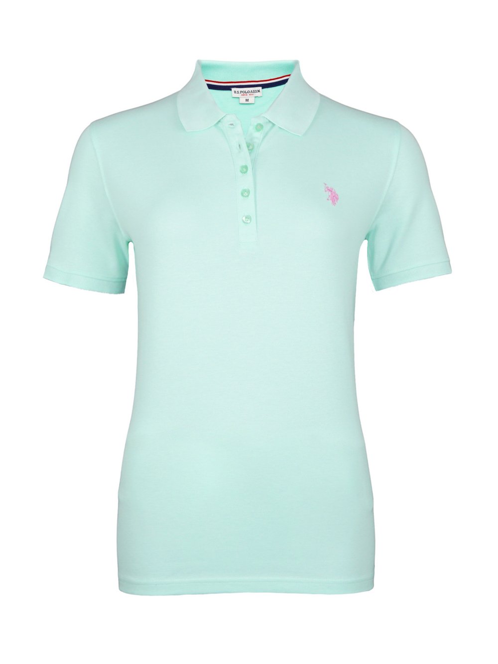U.S. Polo Assn. Poloshirt Damen Baumwolle grün, M