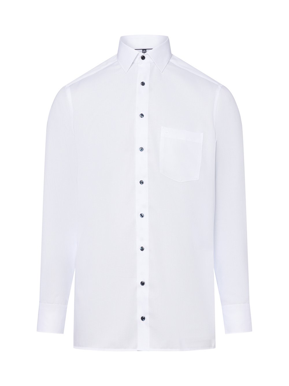 Thumbnail - OLYMP Luxor modern fit Businesshemd Herren Baumwolle weiß strukturiert, 43