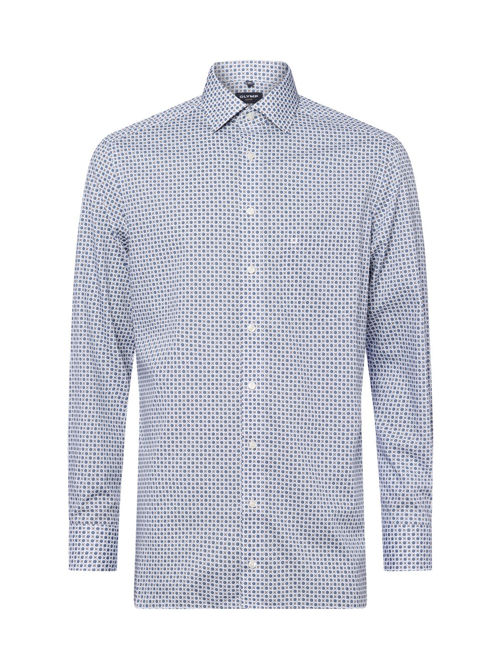 Thumbnail - OLYMP Luxor modern fit Businesshemd Herren Baumwolle mehrfarbig gemustert, 42