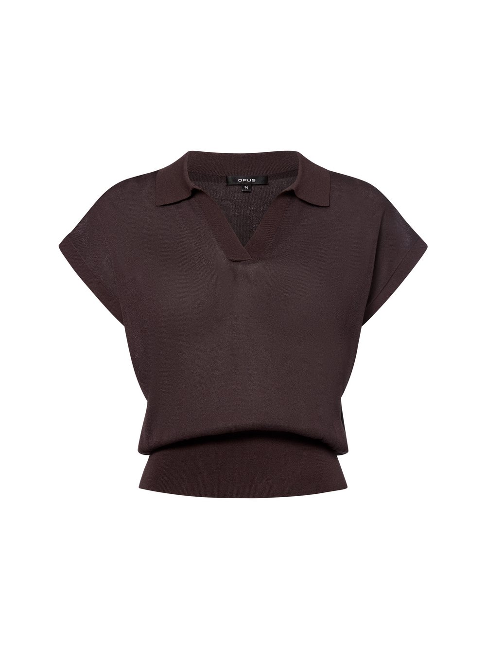Opus Strickshirt Damen Viskose braun, 38