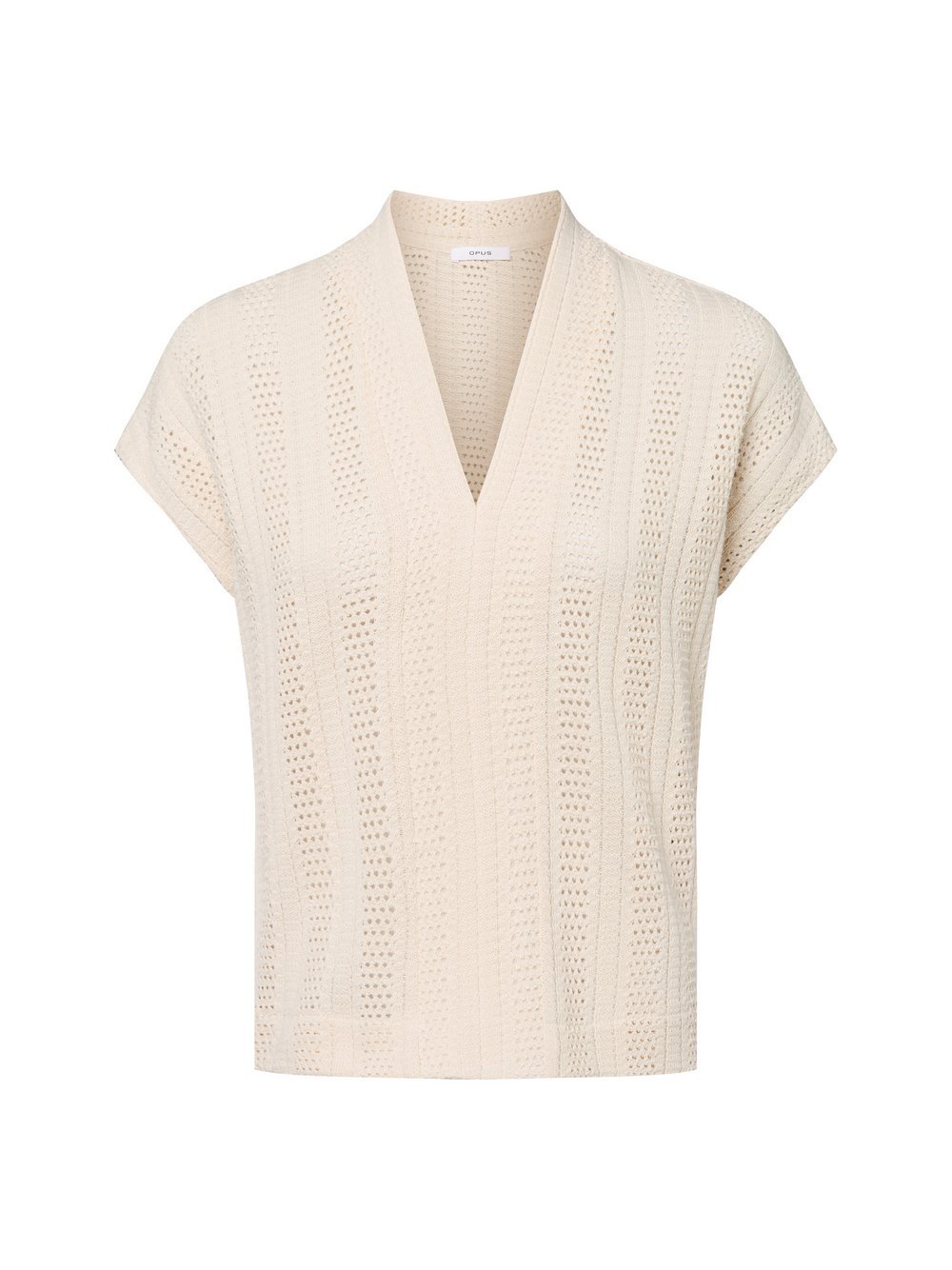 Opus Strickshirt Damen Baumwolle beige, 36