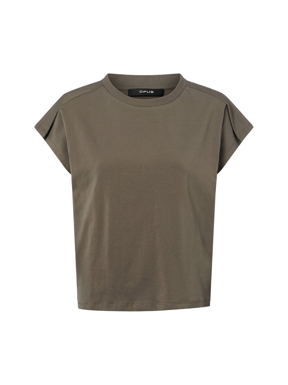 Thumbnail - Opus T-Shirt Damen Baumwolle grün, 38