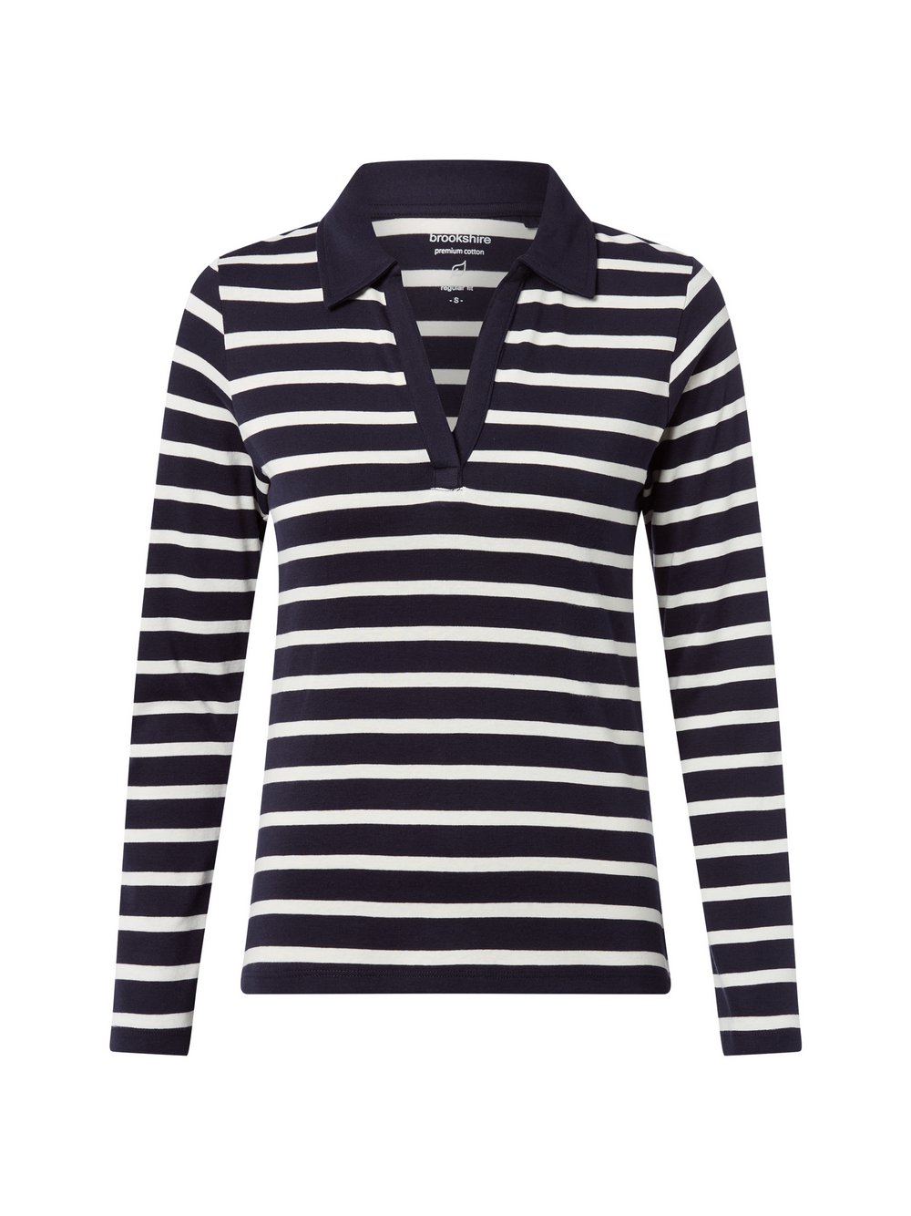 brookshire Poloshirt Damen Baumwolle mehrfarbig gestreift, XL