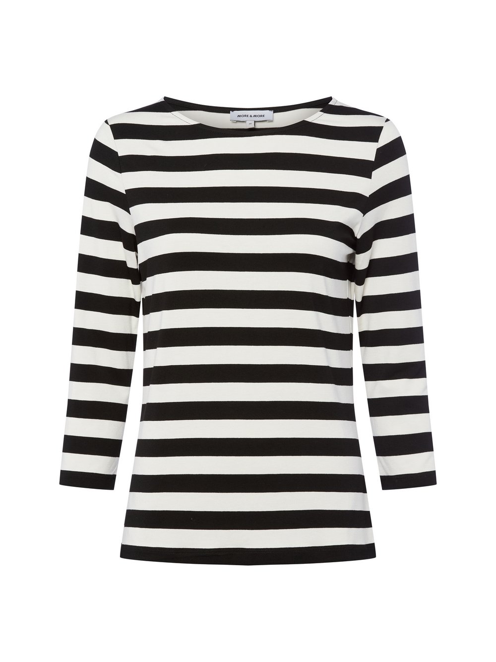 More & More Langarmshirt Damen Viskose mehrfarbig gestreift, 38