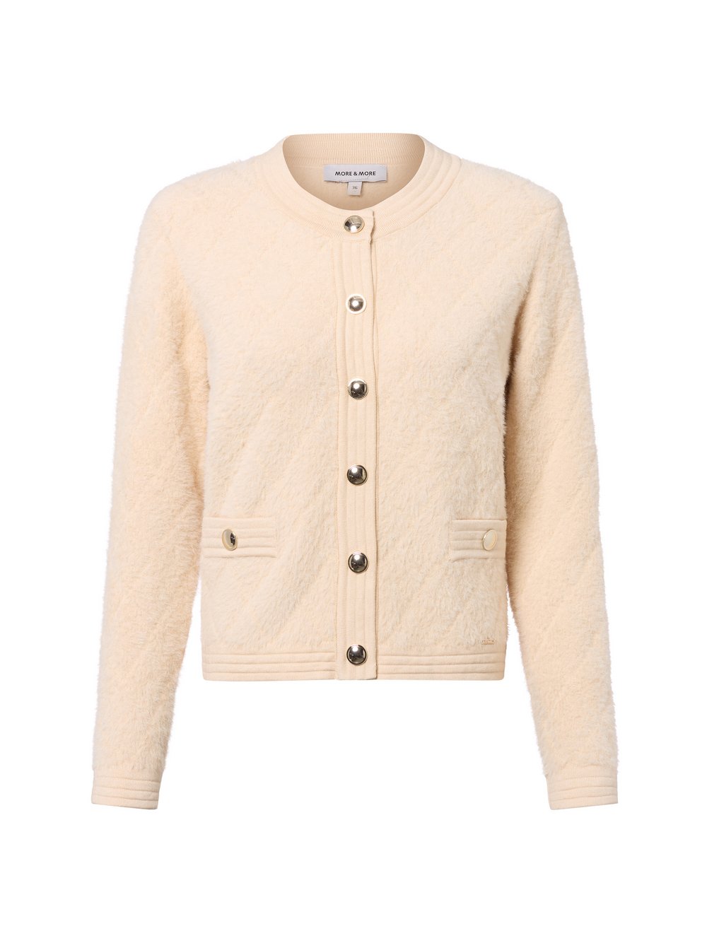 More & More Strickjacke Damen beige, 38