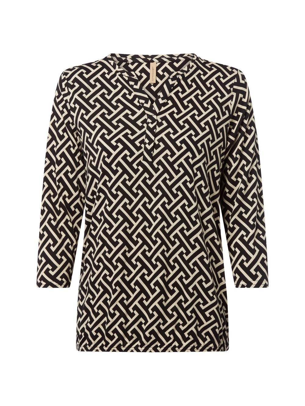 Thumbnail - soyaconcept® Blusenshirt Damen Baumwolle mehrfarbig gemustert, M