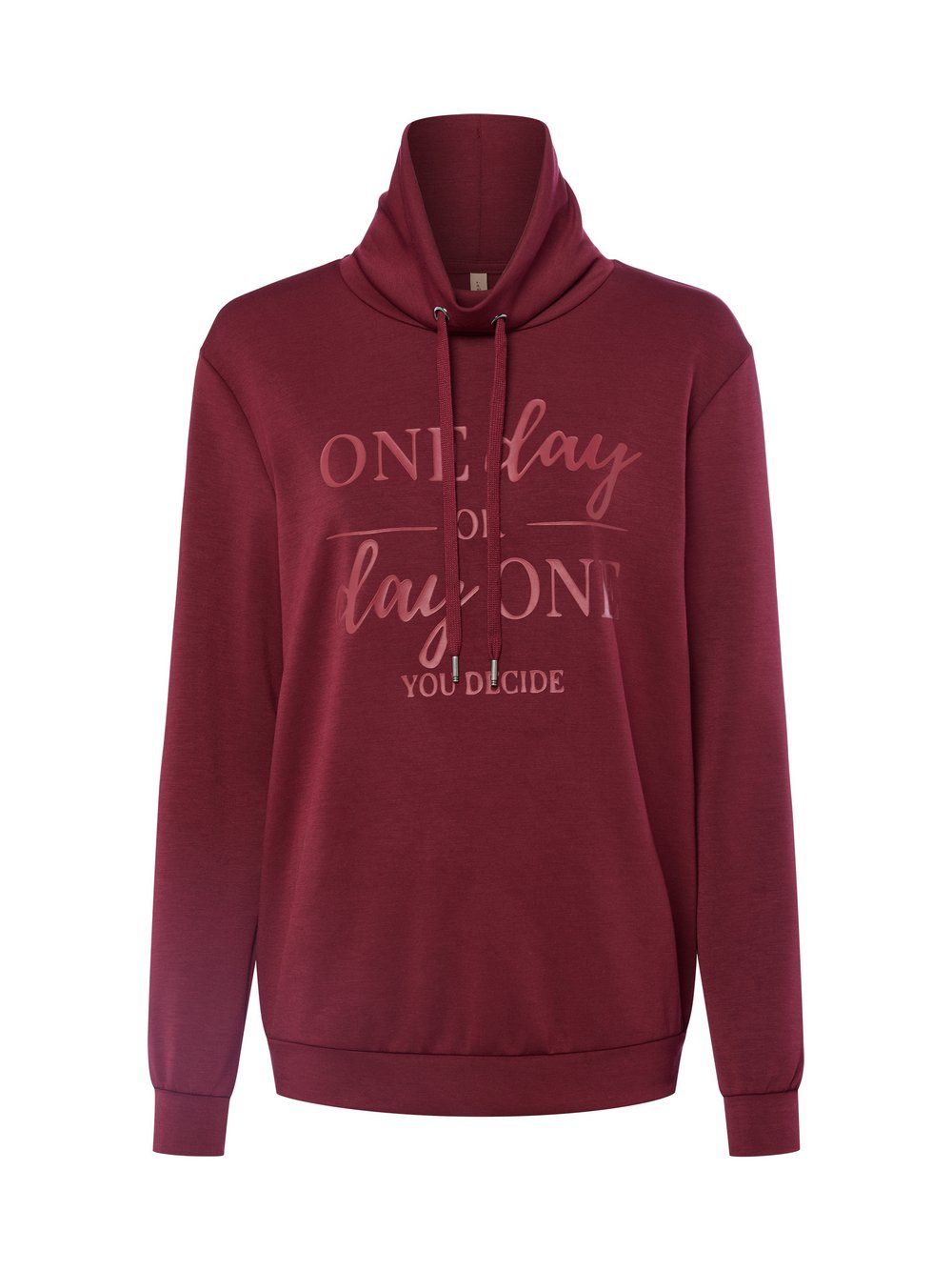 soyaconcept® Sweatshirt-Banu Damen Modal rot bedruckt, L