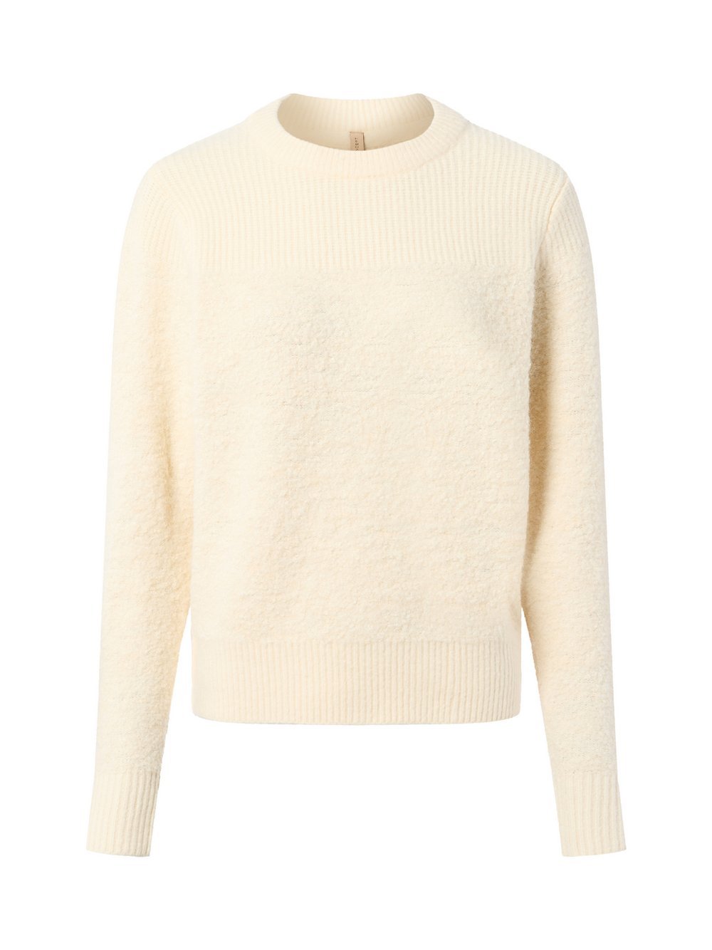 soyaconcept® Strickpullover mit Wolle Damen beige, XXL