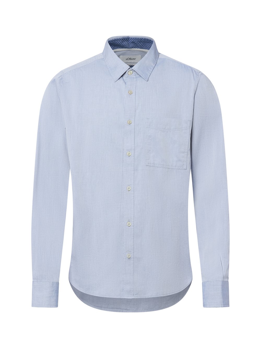 s.Oliver Hemd Herren Regular Fit Baumwolle blau, XL