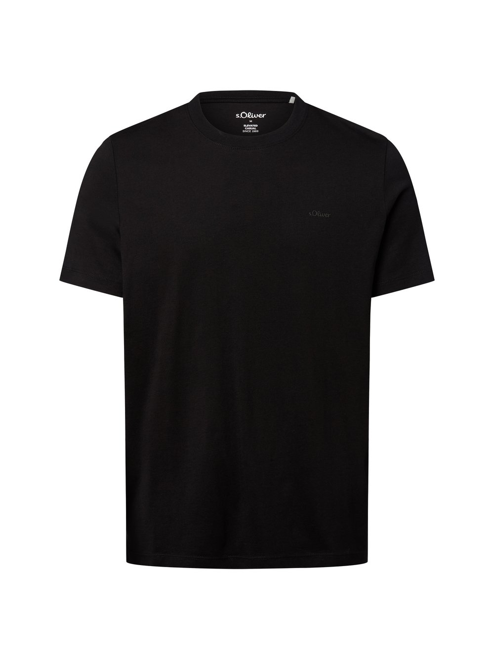 s.Oliver T-Shirt Herren Baumwolle schwarz, XXL