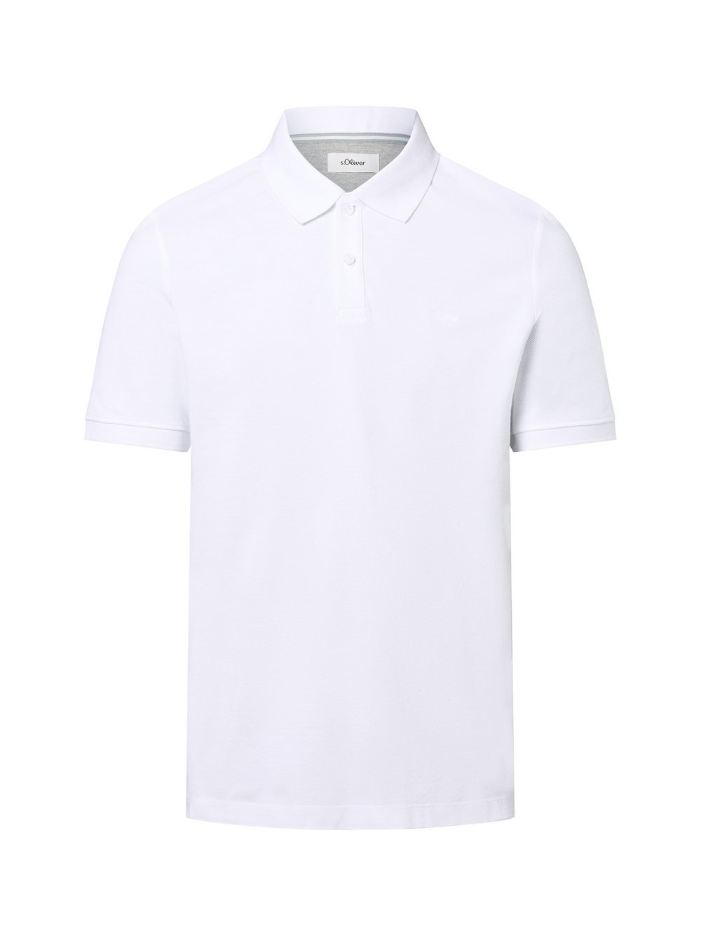 s.Oliver Poloshirt Herren Baumwolle weiß, XXL