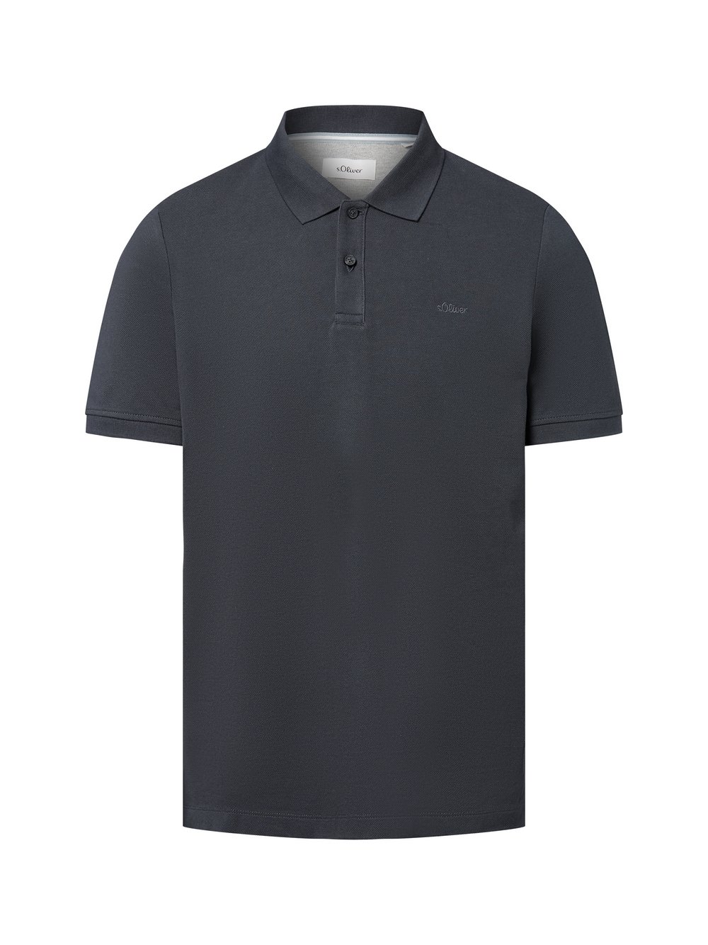 Thumbnail - s.Oliver Poloshirt Herren Baumwolle grau, L