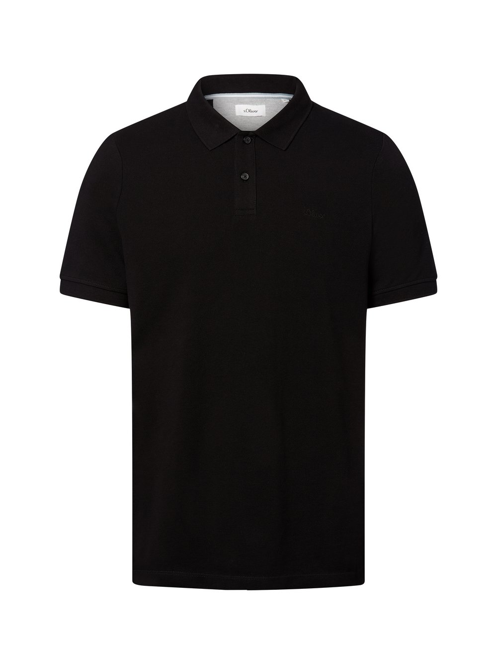 Thumbnail - s.Oliver Poloshirt Herren Baumwolle schwarz, XXL