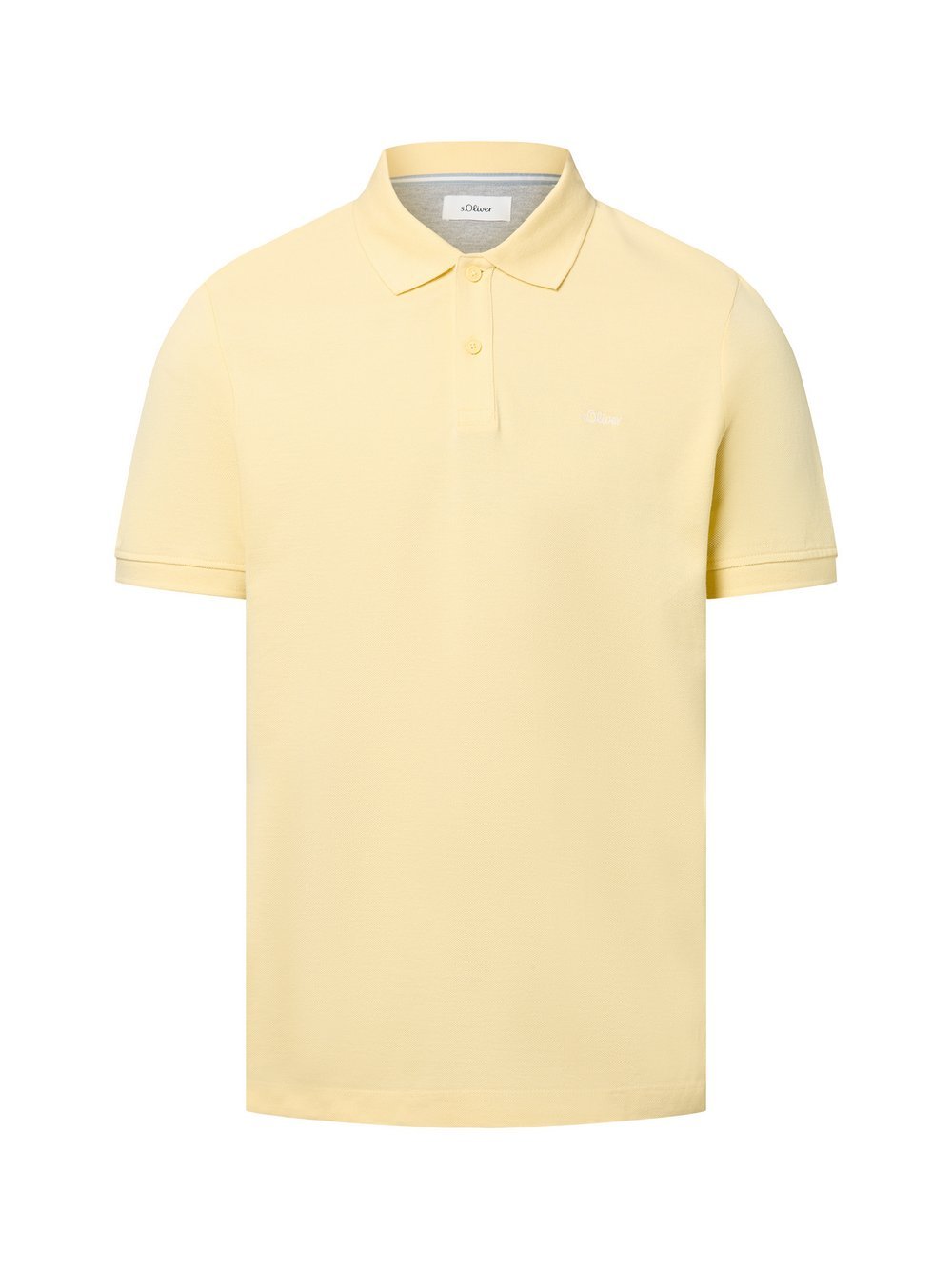 s.Oliver Poloshirt Herren Baumwolle gelb, XXL