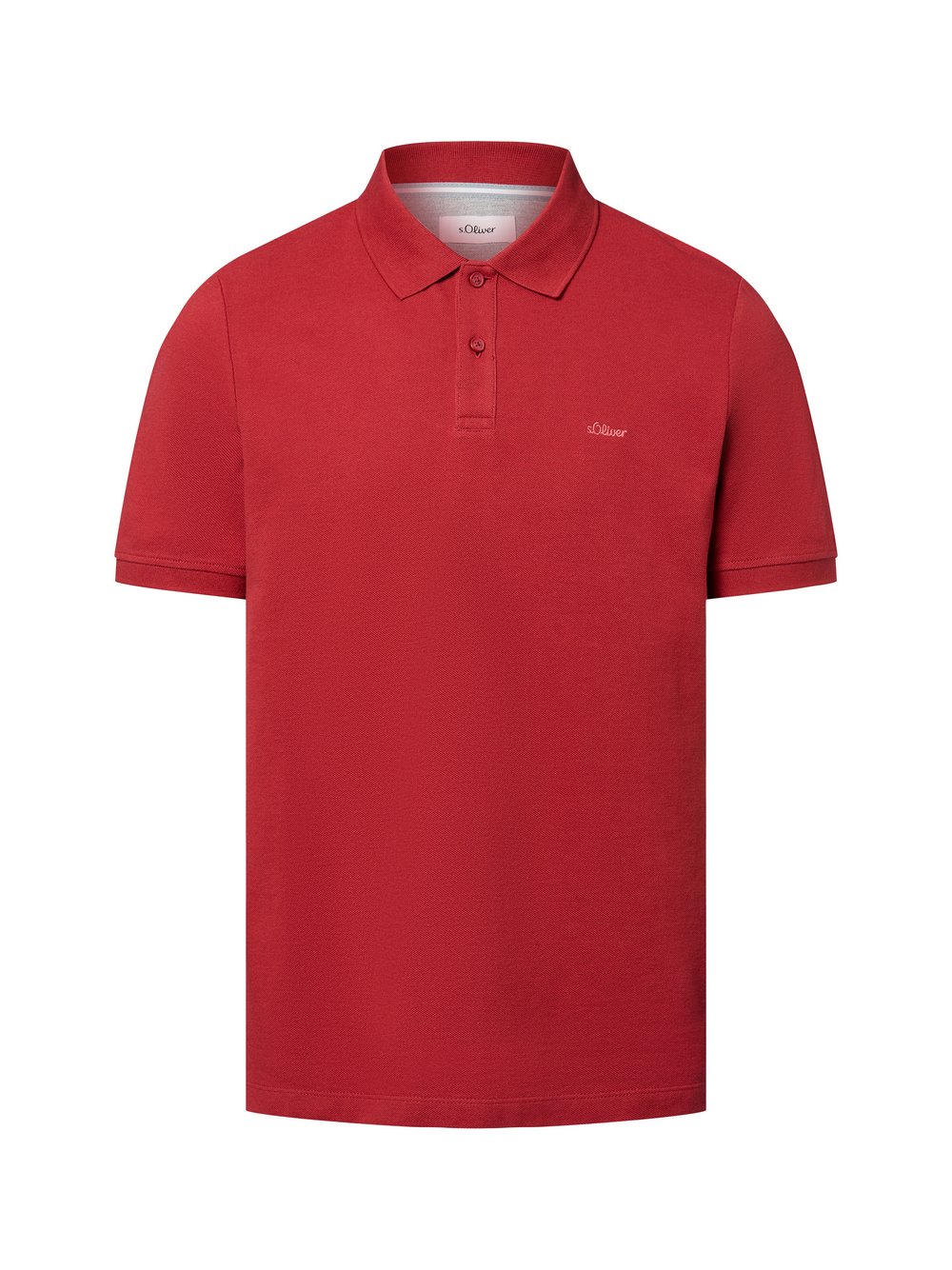 Thumbnail - s.Oliver Poloshirt Herren Baumwolle rot, XL