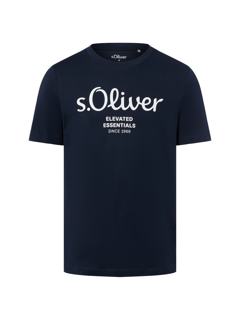 s.Oliver T-Shirt Herren Baumwolle blau bedruckt, XL