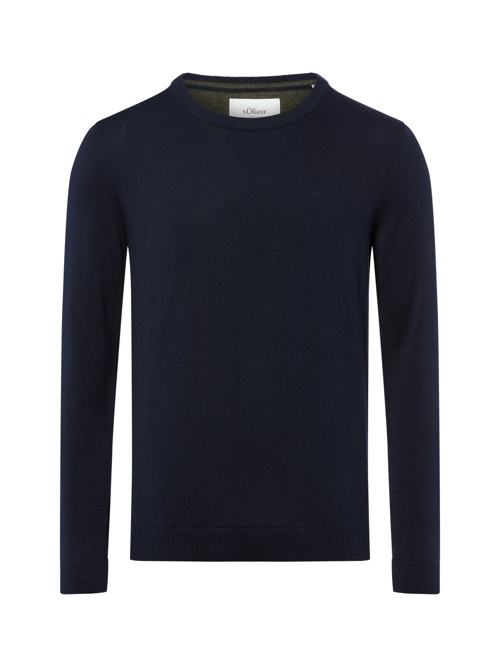s.Oliver Pullover Herren Feinstrick blau, XL