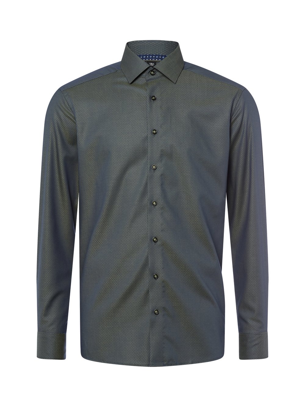 Finshley & Harding Hemd Herren Modern Fit Baumwolle mehrfarbig gemustert, 44