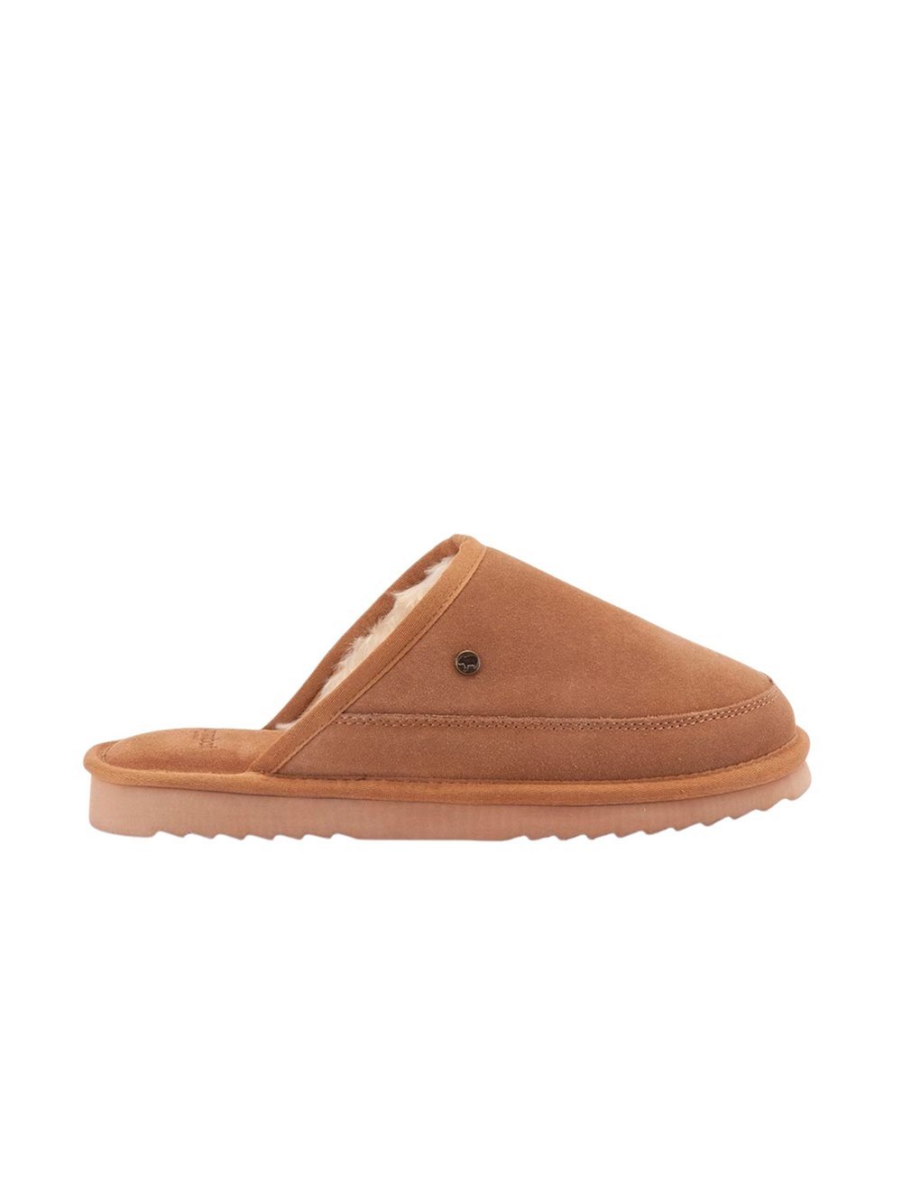 Warmbat Hausschuhe Herren Leder braun, 45
