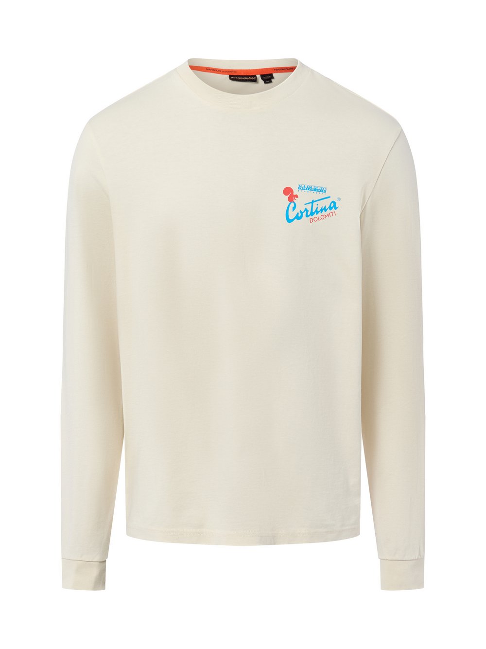 Thumbnail - Napapijri Langarmshirt Herren Baumwolle mehrfarbig bedruckt, L