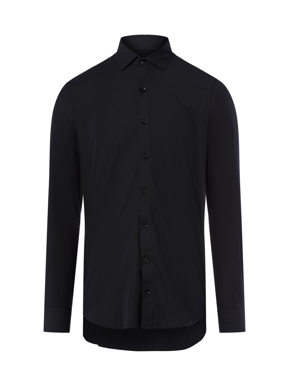 Finshley & Harding Businesshemd Herren Super Slim Fit Baumwolle blau, 39