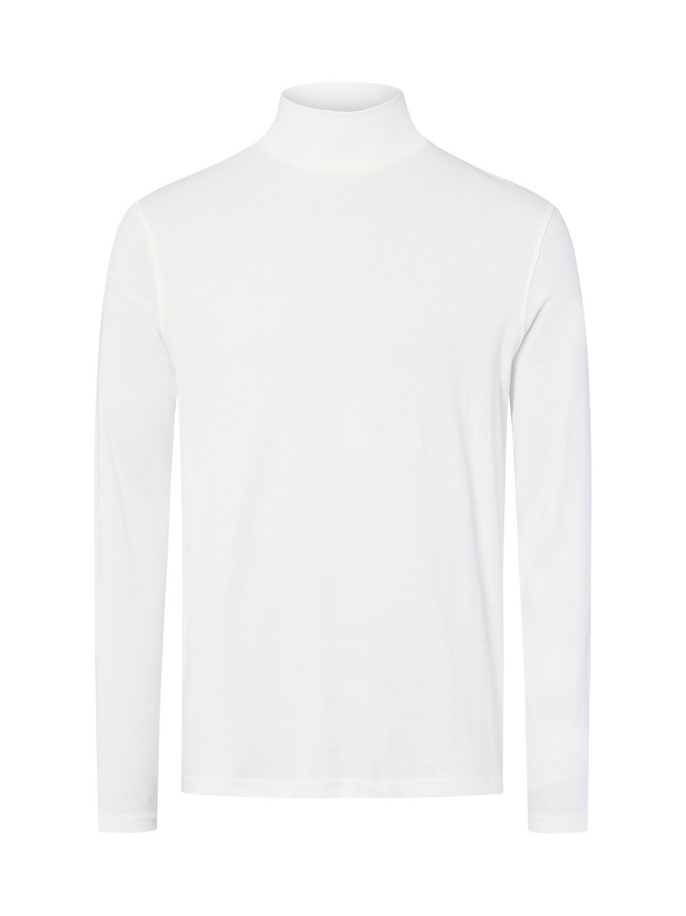 Finshley & Harding Langarmshirt Herren Baumwolle weiß, M