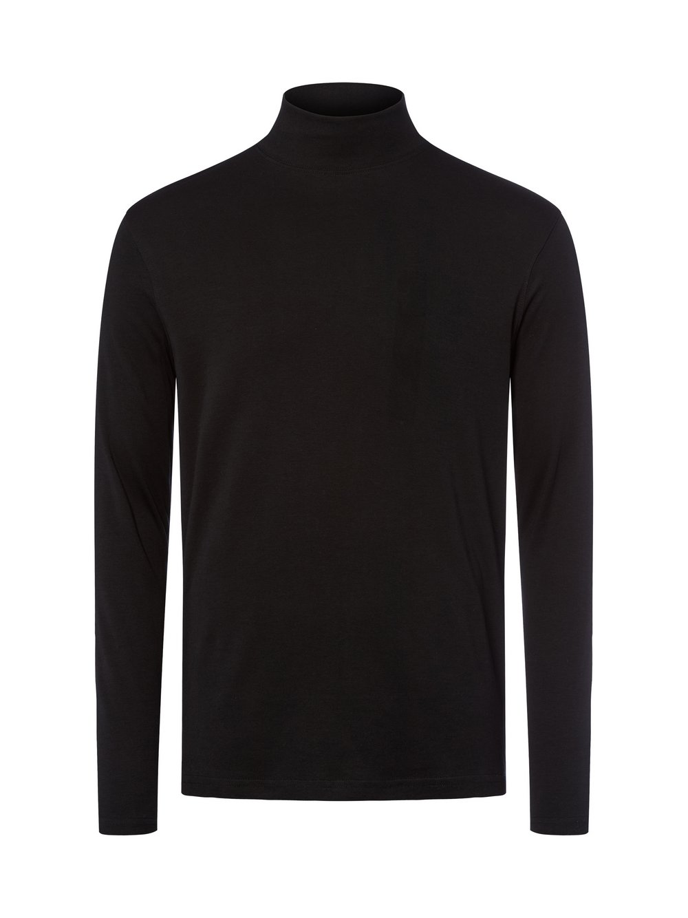 Finshley & Harding Langarmshirt Herren Baumwolle schwarz, S