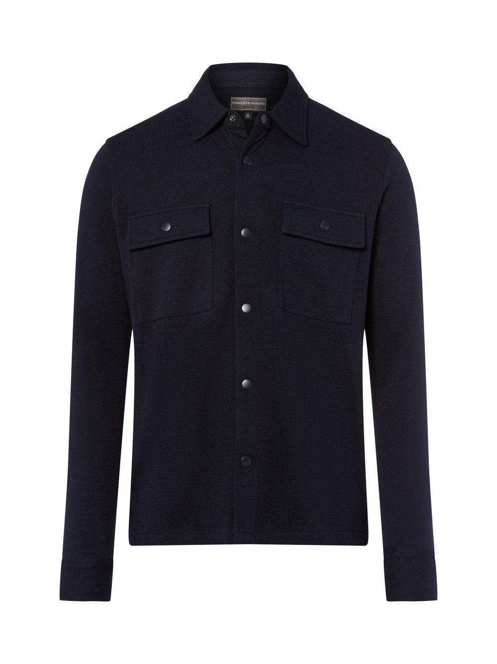 Finshley & Harding Sweatjacke Herren Baumwolle blau, XXL