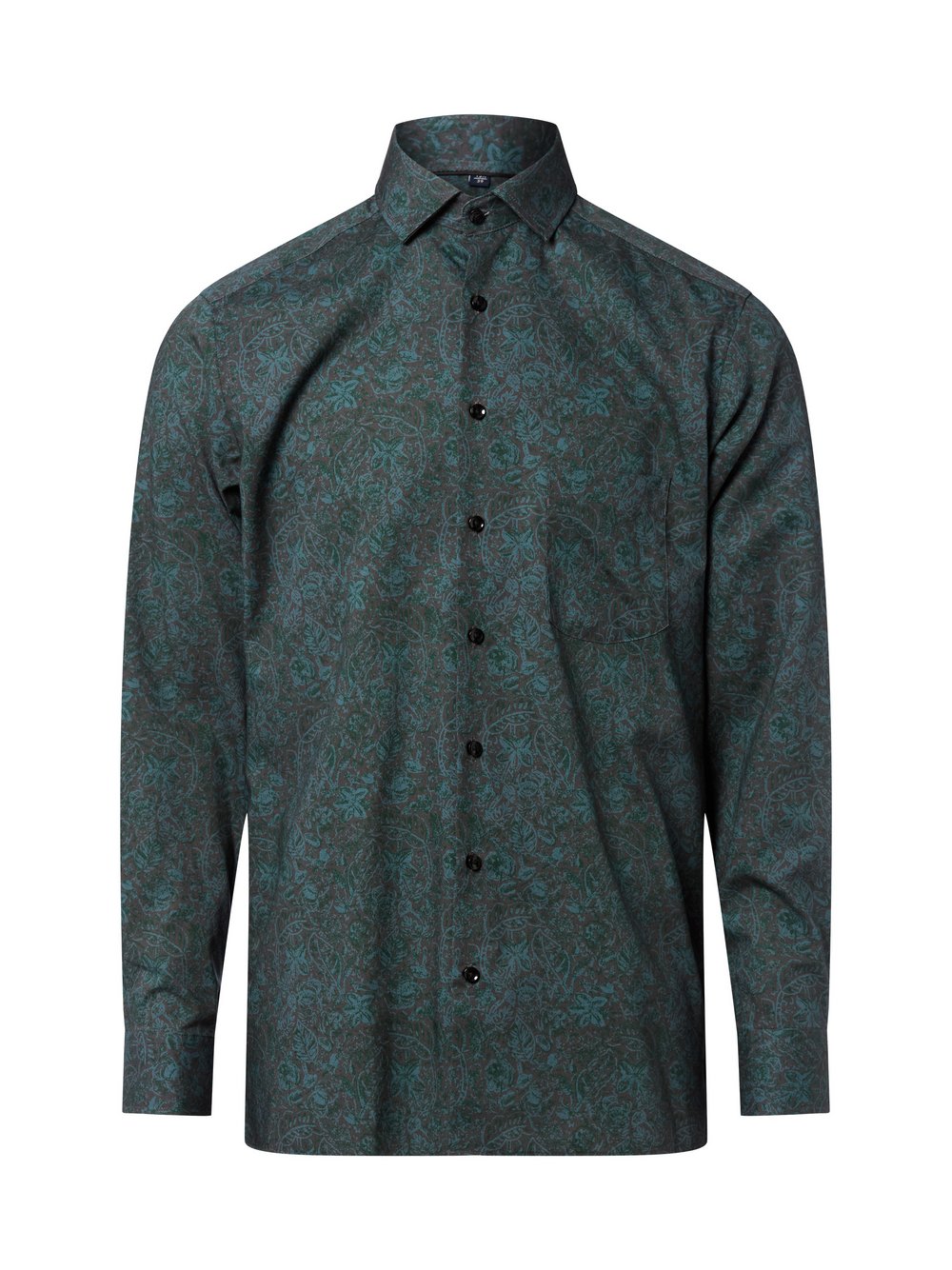 Andrew James Businesshemd Herren Regular Fit Baumwolle mehrfarbig gemustert, 44