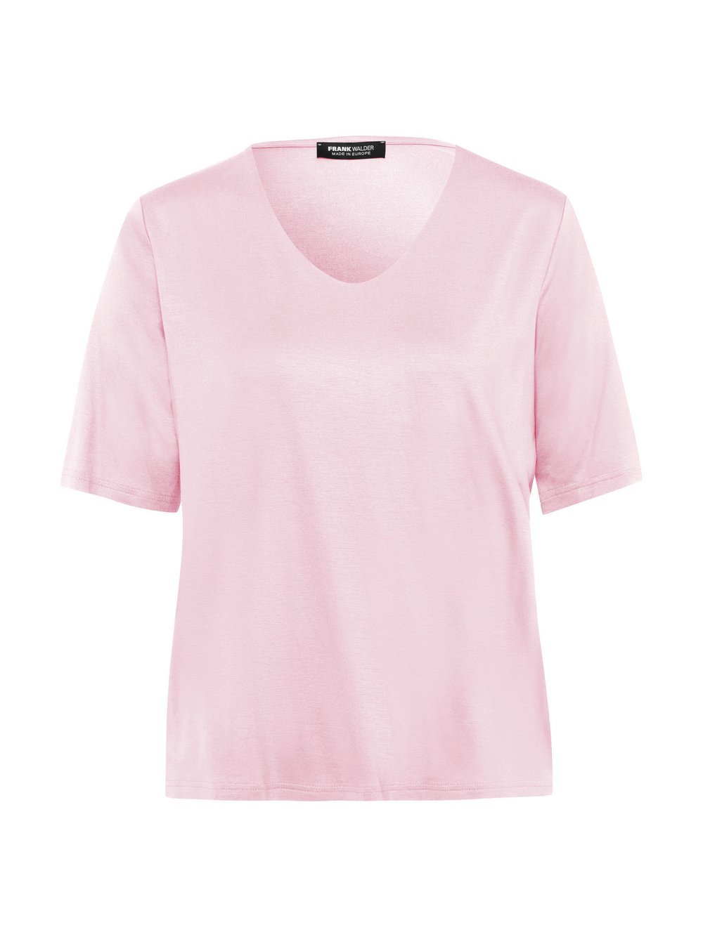 Frank Walder Kurzarmshirt Damen Viskose rosa, 42