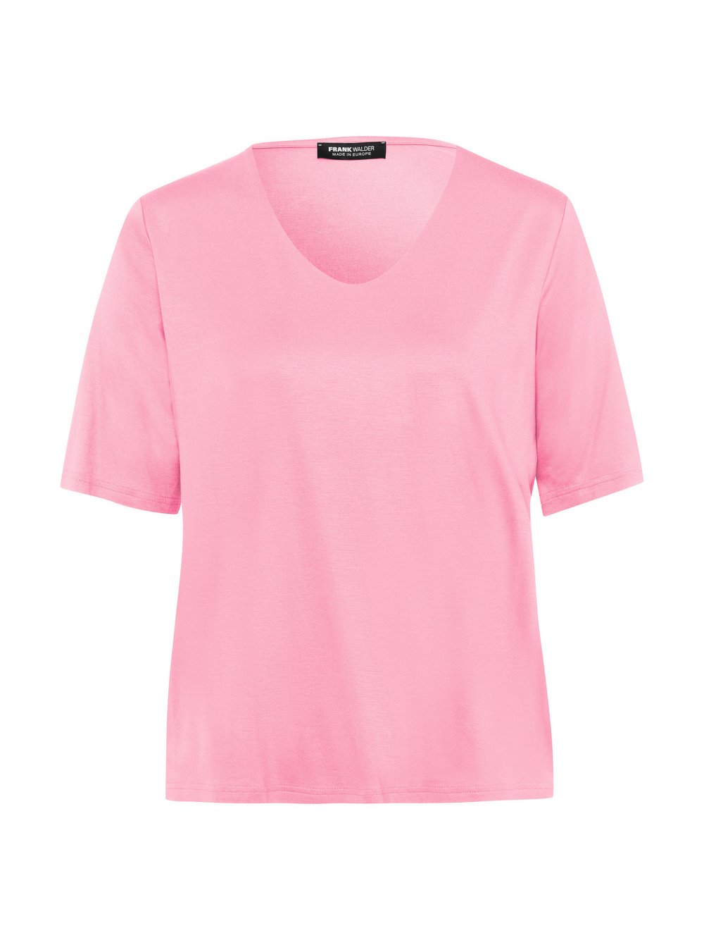 Frank Walder Kurzarmshirt Damen Viskose rosa, 46