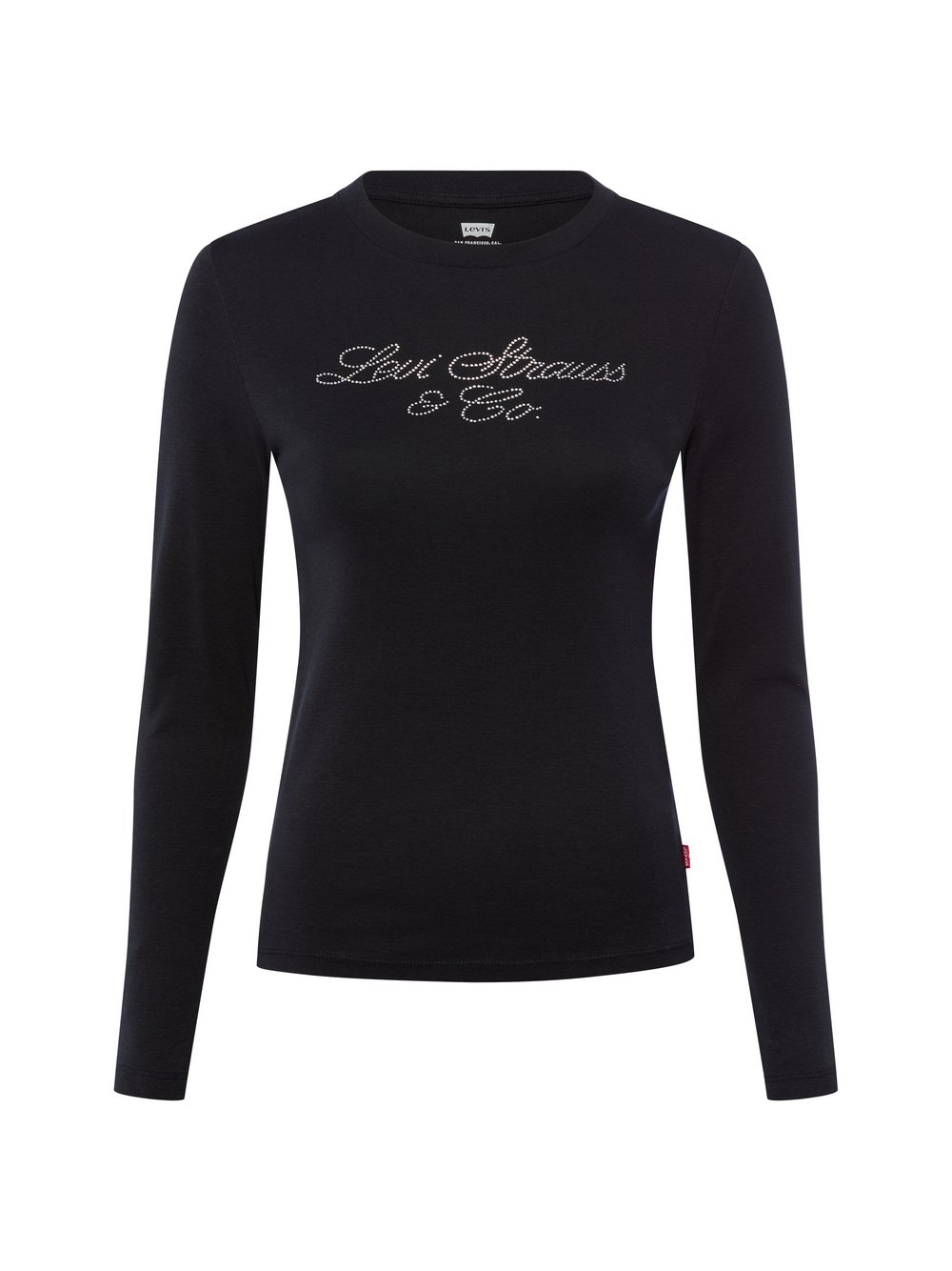 Levi's Langarmshirt Damen Baumwolle grau, XS