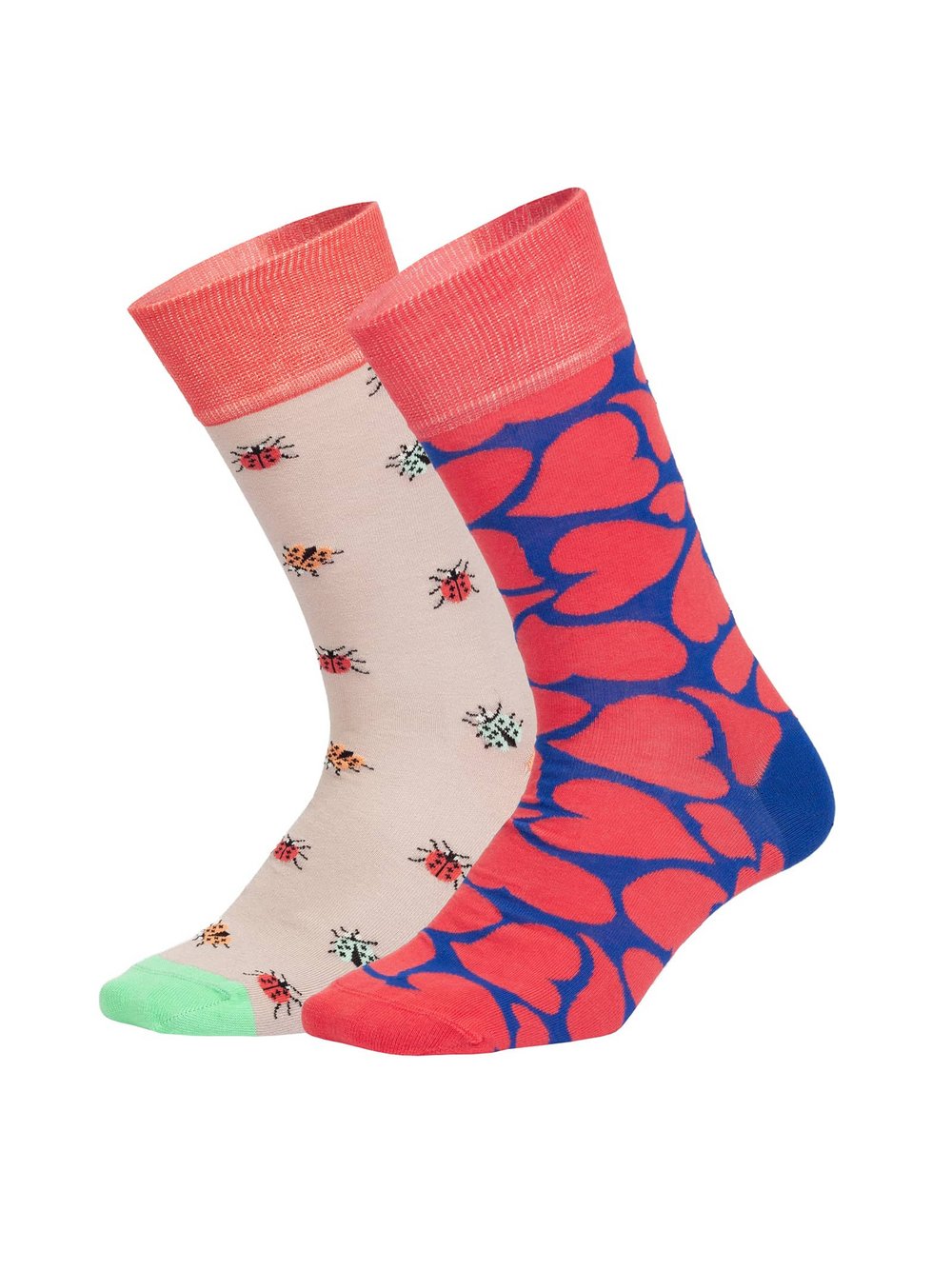 Thumbnail - DillySocks Socken Damen Baumwolle mehrfarbig gemustert, 36-40