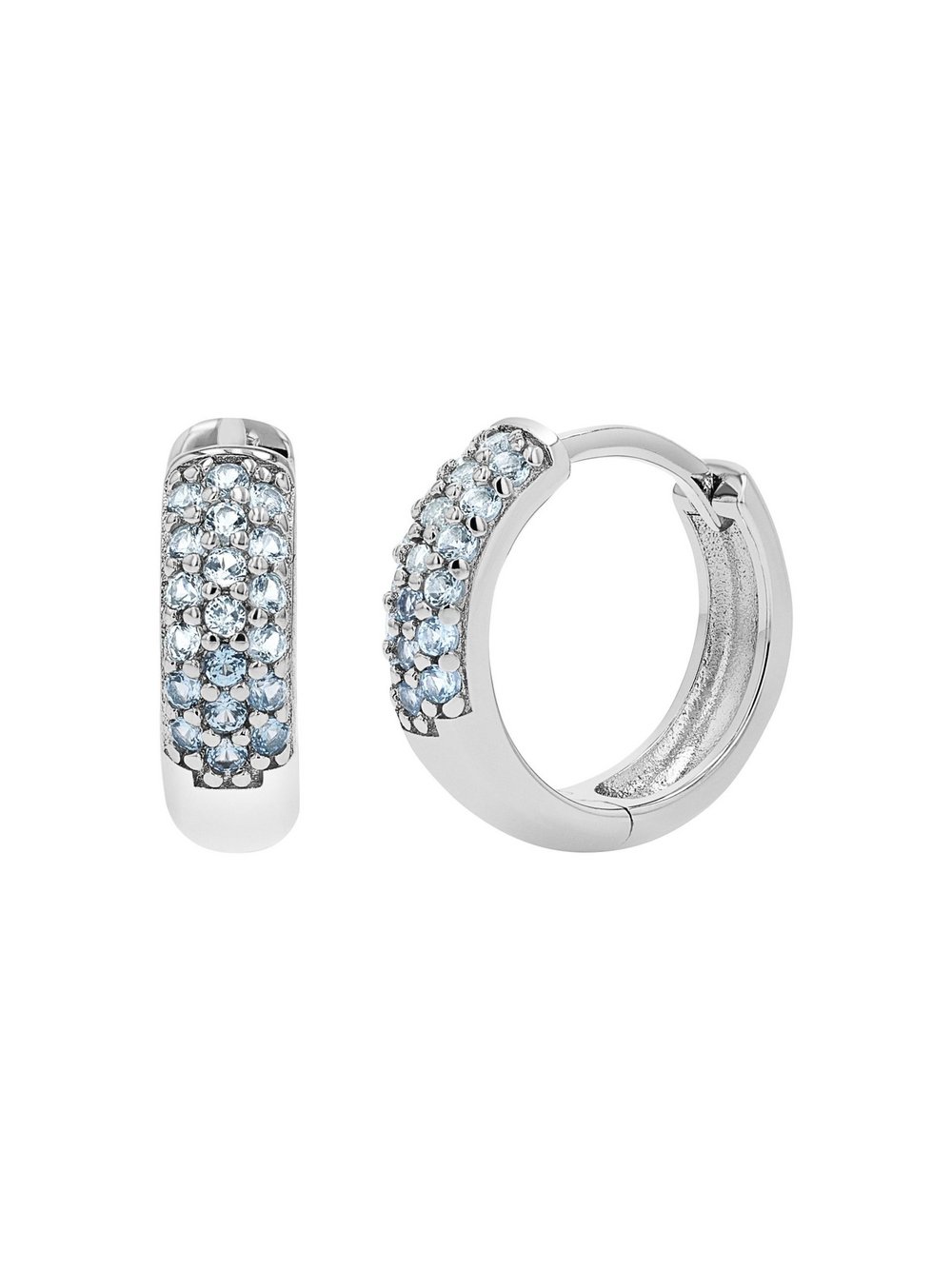 NOELANI Creolen Damen Sterlingsilber silber, ONE SIZE