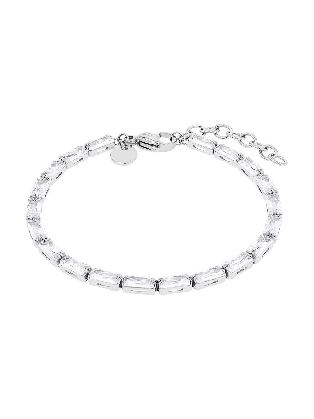 NOELANI Armband Damen Edelstahl silber, 19