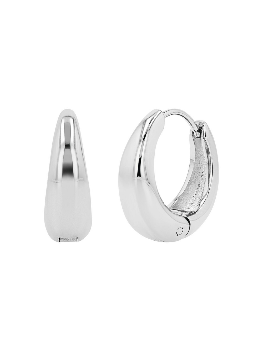 NOELANI Creolen Damen Edelstahl silber, ONE SIZE