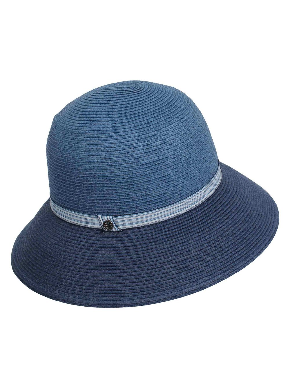 Thumbnail - Loevenich Kopfbedeckung Damen Papier blau, ONE SIZE