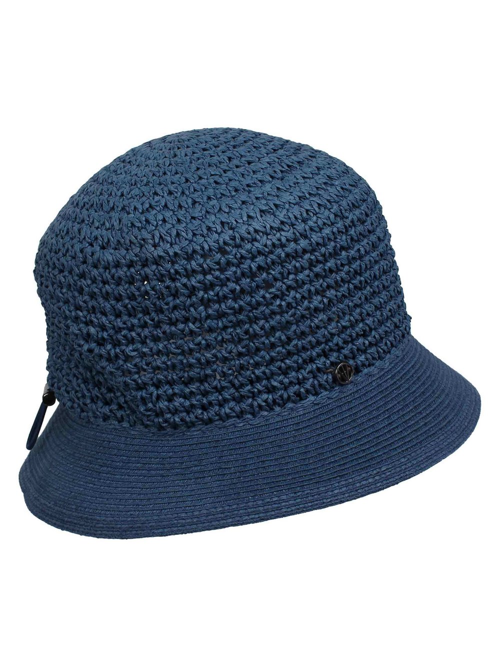 Loevenich Kopfbedeckung Damen Papier blau, ONE SIZE