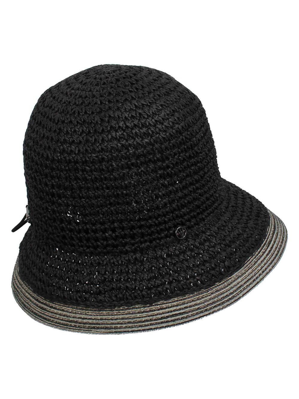 Thumbnail - Loevenich Kopfbedeckung Damen Papier schwarz, ONE SIZE