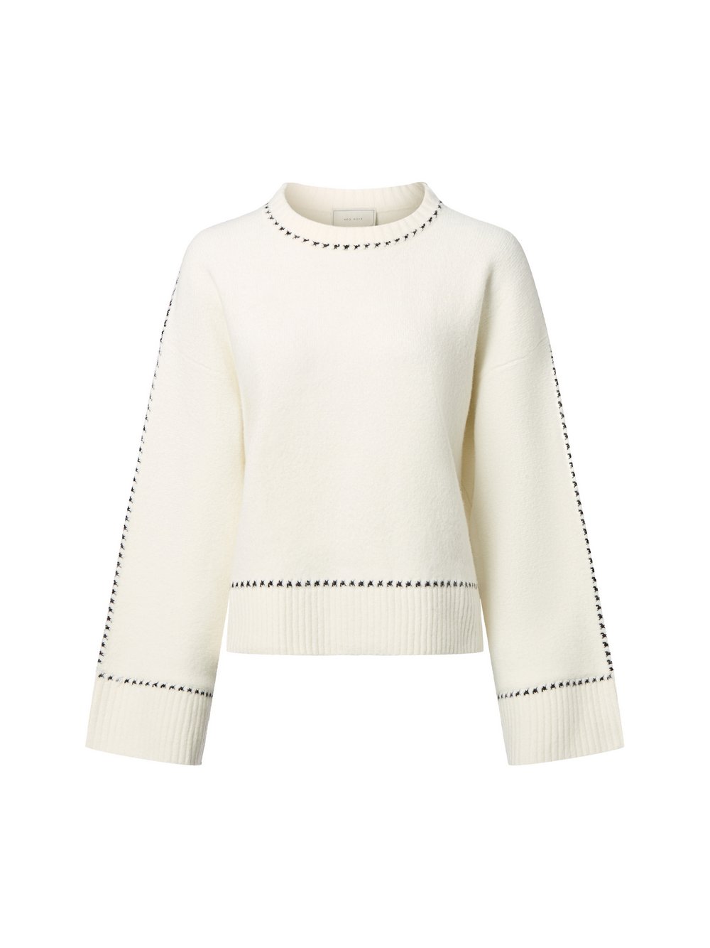 Neo Noir Strickpullover mit Woll-Anteil Damen weiß, 40