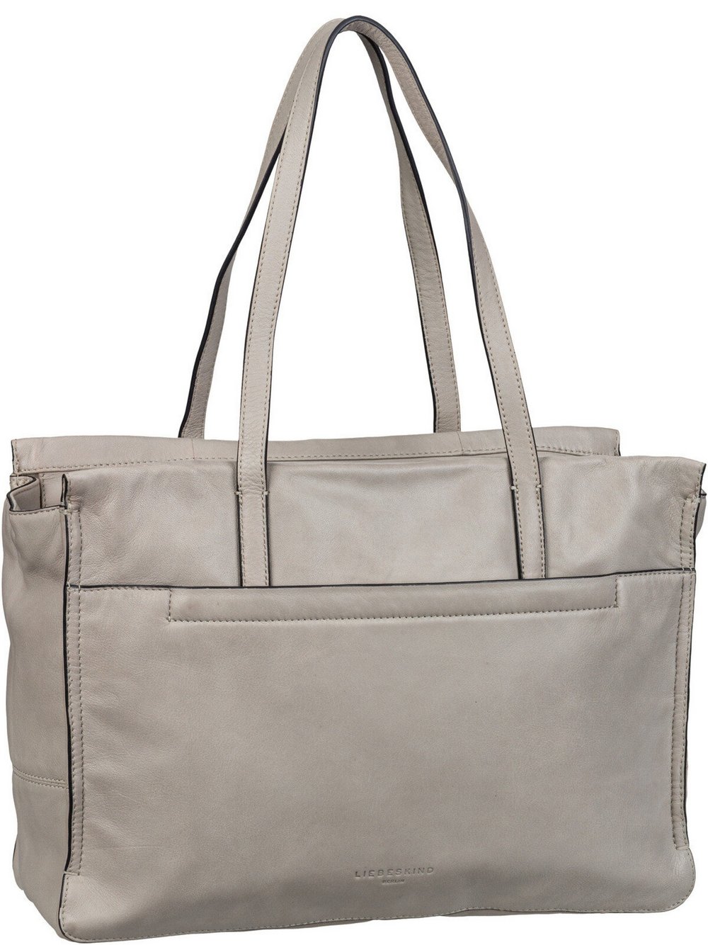 Liebeskind Berlin Shopper Damen Leder grau, ONE SIZE