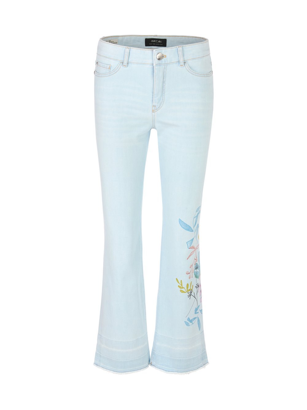 Marc Cain Jeans Damen Baumwolle blau bedruckt, 44