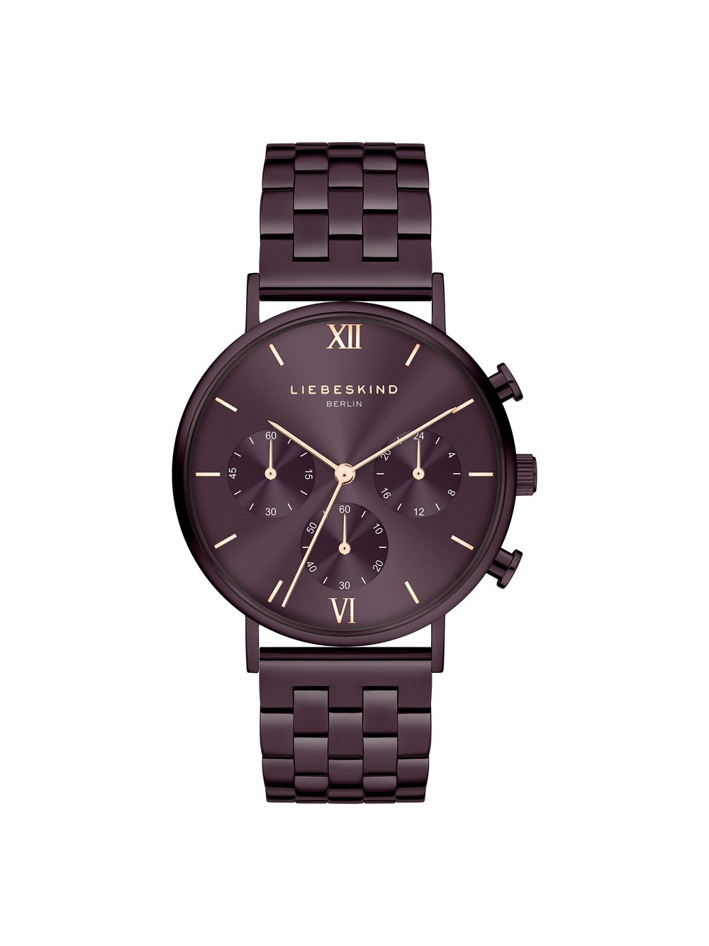 Liebeskind Berlin Uhr Damen Edelstahl lila, ONE SIZE
