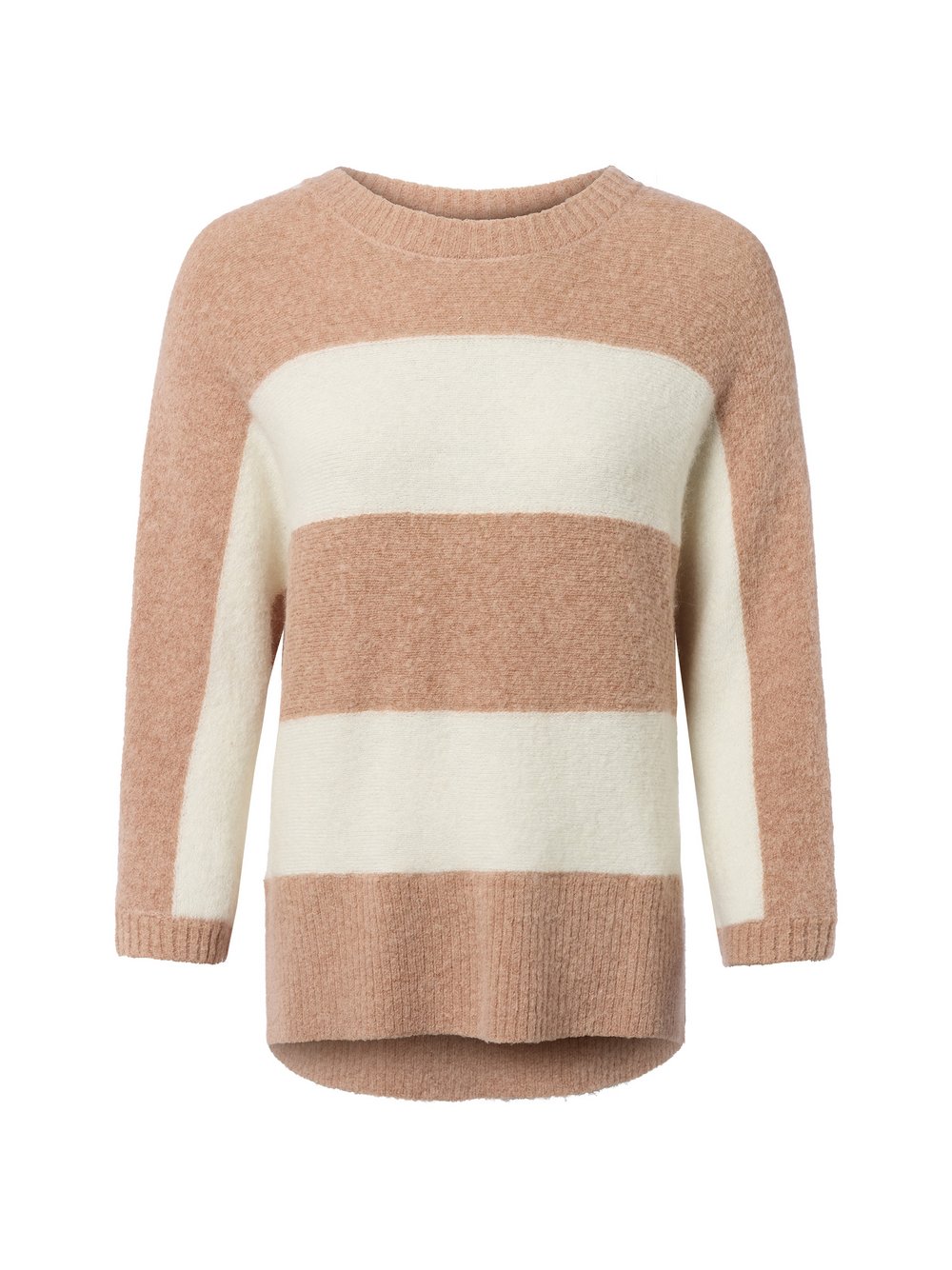 Fynch-Hatton Strickpullover mit Alpaka-Anteil Damen Feinstrick mehrfarbig gestreift, M
